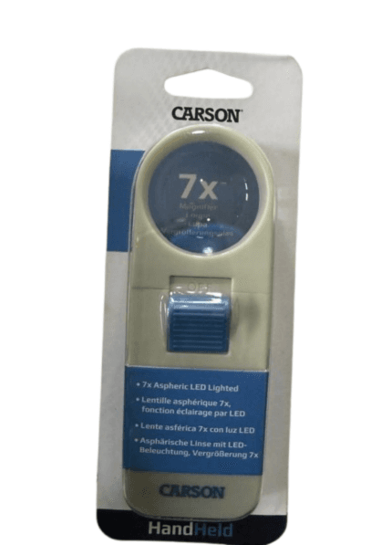 Carson 7X Handheld Magnifier